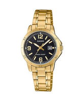 Casio Ladies Water Resistance - LTP - V004G - 1B - Watch - Zamana.pk